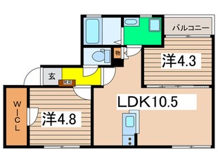 アフェリオ横浜ウエストバレイの物件間取画像